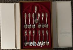Franklin Mint Collection of Apostle Spoons, Solid Sterling Silver 14.8 Troy oz