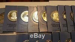 Franklin Mint Commemorative. 925 Sterling Silver Medal Coin Lot of 22 Coins