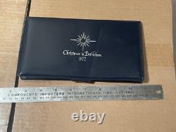 Franklin Mint Cover & Sterling Silver Coin Christmas In Bethlehem 1972