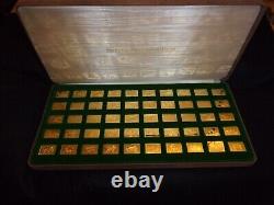 Franklin Mint Duck Stamps of America 24kt Gold On Sterling