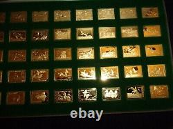 Franklin Mint Duck Stamps of America 24kt Gold On Sterling