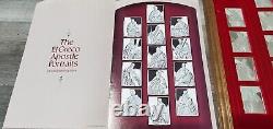Franklin Mint El Greco Apostles 13 Sterling Silver Ingots in Display 527.2 GRAMS