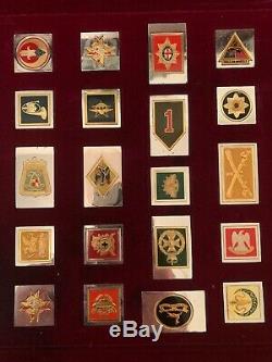 Franklin Mint Emblems Of The World's Greatest Regiments Solid Sterling Silver