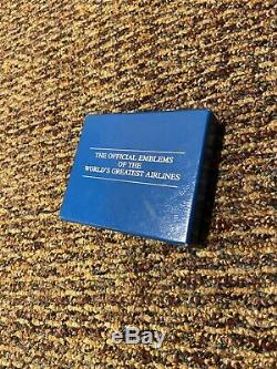 Franklin Mint Emblems of the World Greatest Airlines, in Sterling Silver