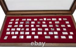 Franklin Mint FLAGS OF THE UNITED NATIONS Sterling Silver Ingot Set Franklin Mint FLAGS OF THE UNITED NATIONS Sterling Silver Ingot Set