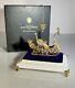 Franklin Mint Fabergé Imperial Jeweled Sleigh & Pendant Set Gold, Diamond