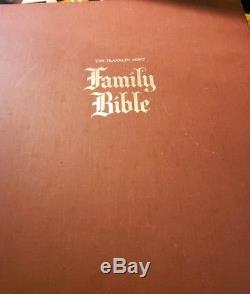 Franklin Mint Family Bible STERLING SILVER Cover New in Box with velvet inlay