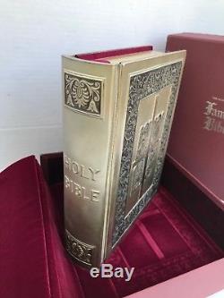 Franklin Mint Family Bible STERLING SILVER Cover with Box