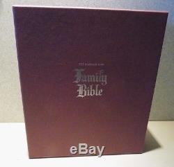 Franklin Mint Family Bible STERLING SILVER Cover with Box + Papers LIKE NEW