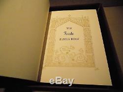 Franklin Mint Family Bible STERLING SILVER Cover with Box + Papers LIKE NEW
