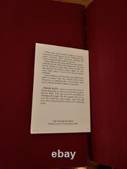 Franklin Mint Family Bible Sterling Silver Cover Illustrations KJV Collectible