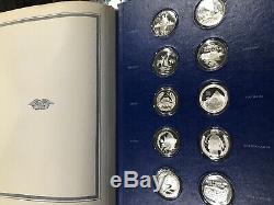 Franklin Mint Fifty-State Bicentennial Medal Collection Sterling Silver. 52 Oz
