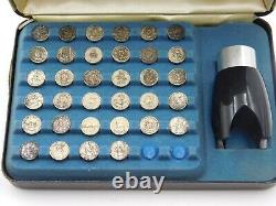 Franklin Mint First Edition Presidential Sterling Silver Mini Coin Set