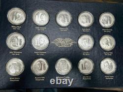 Franklin Mint First Edition The Official Signers Set / sterling coins / 56 total
