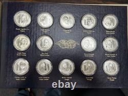 Franklin Mint First Edition The Official Signers Set / sterling coins / 56 total