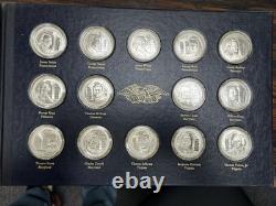 Franklin Mint First Edition The Official Signers Set / sterling coins / 56 total