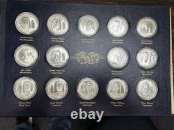 Franklin Mint First Edition The Official Signers Set / sterling coins / 56 total