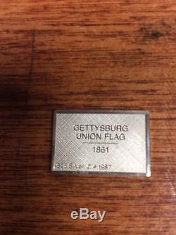 Franklin Mint Flags of Liberty Silver Ingot 25pc Set (1987, Sterling Silver)