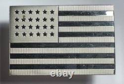 Franklin Mint Flags of the US Sterling Silver Missouri 2.405 Oz. Of Silver -1069