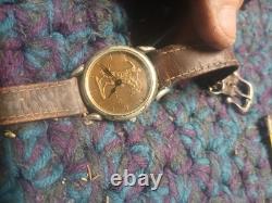 Franklin Mint Frederic Remington Sterling Silver Limited Edition Watch 1987