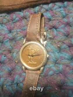 Franklin Mint Frederic Remington Sterling Silver Limited Edition Watch 1987