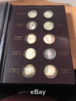 Franklin Mint Genius of Michaelangelo Sterling Silver Collection 60 Medallions