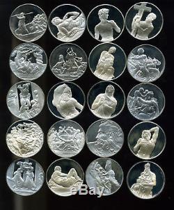 Franklin Mint Genius of Michelangelo Sterling Silver Collection