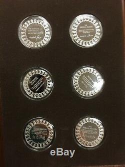 Franklin Mint Good Luck Sterling Silver 12 Medal Collection