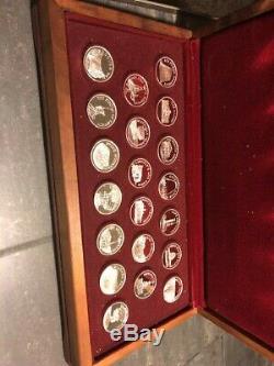 Franklin Mint Great American Landmarks Collection 20 Sterling Silver Coins