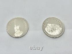 Franklin Mint Great American Landmarks Sterling Silver. 925 Proof 20 Medal Set