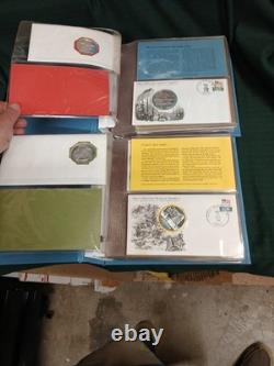 Franklin Mint Great Historic Sites Of America 45 Sterling Silver Medals (R)