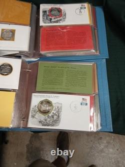 Franklin Mint Great Historic Sites Of America 45 Sterling Silver Medals (R)