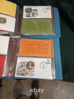 Franklin Mint Great Historic Sites Of America 45 Sterling Silver Medals (R)