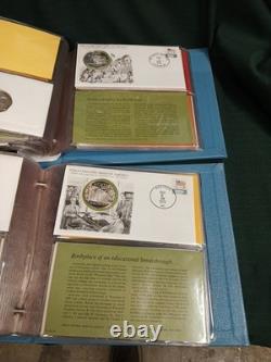 Franklin Mint Great Historic Sites Of America 45 Sterling Silver Medals (R)