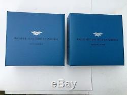 Franklin Mint- Great Historic Sites of America Sterling Silver 50 Coins-2 Albums