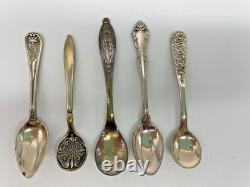 Franklin Mint Greatest Silversmiths Silver Spoons, 925, Set of 15