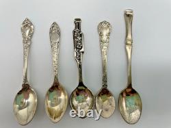 Franklin Mint Greatest Silversmiths Silver Spoons, 925, Set of 15