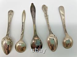 Franklin Mint Greatest Silversmiths Silver Spoons, 925, Set of 15