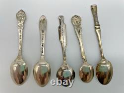 Franklin Mint Greatest Silversmiths Silver Spoons, 925, Set of 15