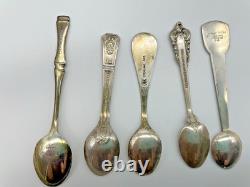 Franklin Mint Greatest Silversmiths Silver Spoons, 925, Set of 15