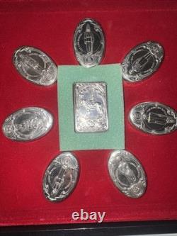 Franklin Mint Guards Regiments Sterling Silver Box Collection 206g of 0.925