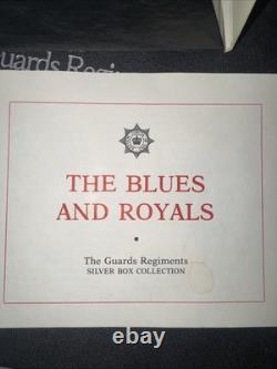 Franklin Mint Guards Regiments Sterling Silver Box Collection 206g of 0.925