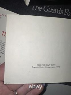 Franklin Mint Guards Regiments Sterling Silver Box Collection 206g of 0.925