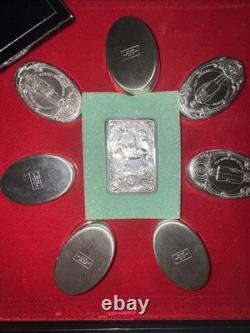 Franklin Mint Guards Regiments Sterling Silver Box Collection 206g of 0.925