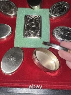 Franklin Mint Guards Regiments Sterling Silver Box Collection 206g of 0.925