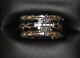 Franklin Mint Harley Davidson Rumble Roll. 925 Sterling Silver Ring Size 9 Mens