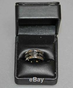 Franklin Mint Harley Davidson Rumble Roll. 925 Sterling Silver Ring Size 9 Mens