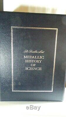 Franklin Mint History Of Science 38 Ingot Of Sterling Silver In Album