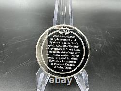 Franklin Mint History US America Mourns Kennedy's Death 1963 Sterling Silver 37G