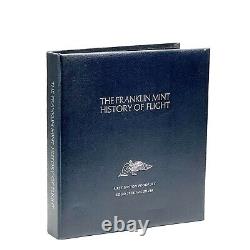 Franklin Mint History of Flight 100 Sterling Silver Medals 1st Ed Proof Set